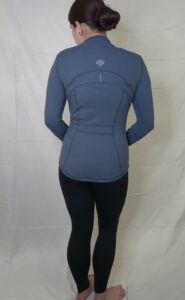 Every Day Zip Up, Steel Blue