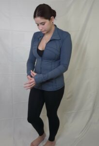 Every Day Zip Up, Steel Blue