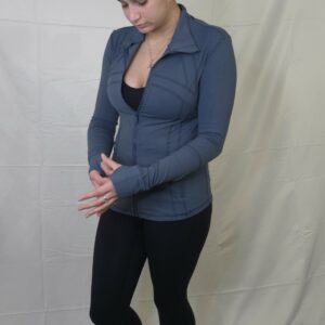 Every Day Zip Up, Steel Blue