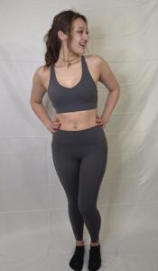 Daily Sports Bra, Gun Metal Gray