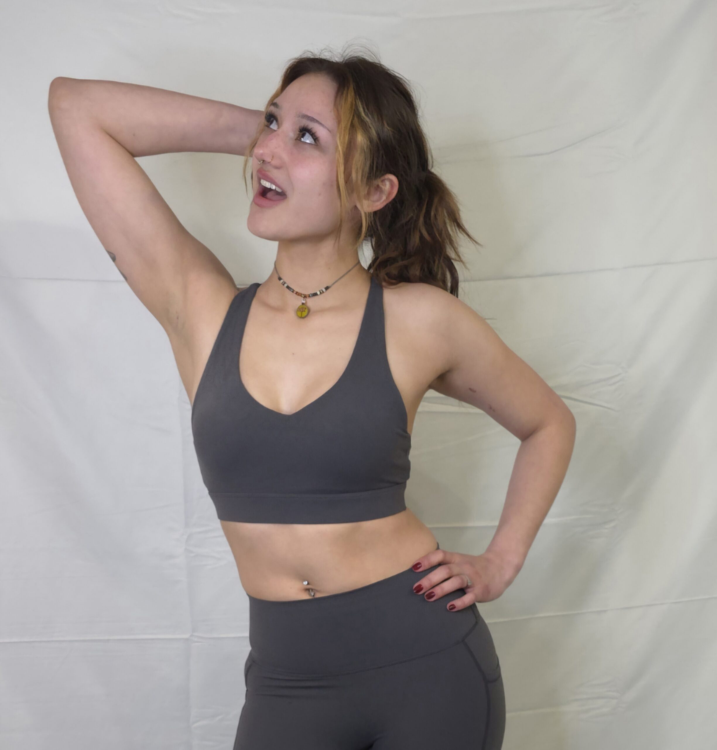 Daily Sports Bra, Gun Metal Gray