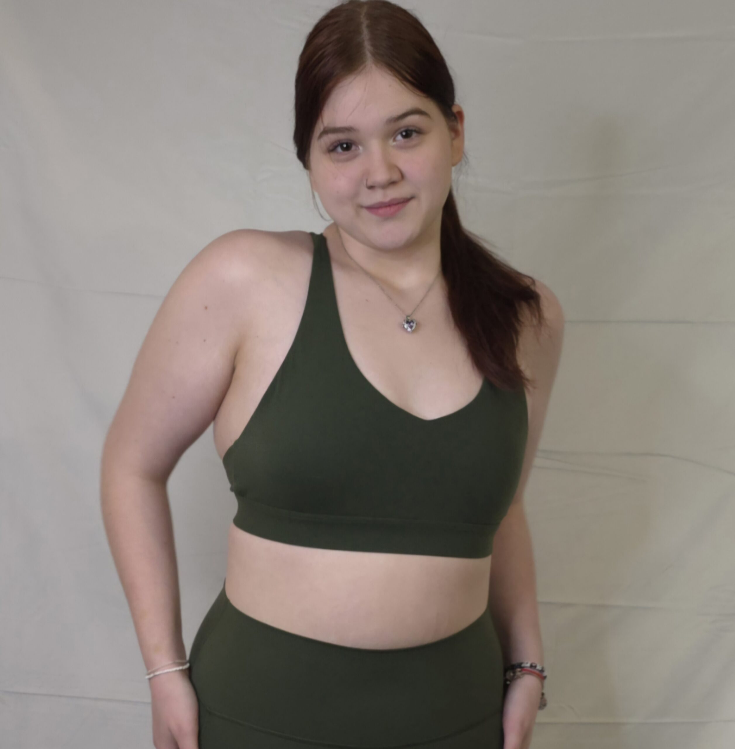 Daily Sports Bra, Hunter Green