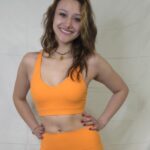 Daily Sports Bra, Orange Peel