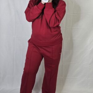All The Comfort Sweater Set, Red