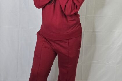 All The Comfort Sweater Set, Red