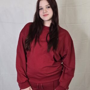 All The Comfort Sweater Top, Red
