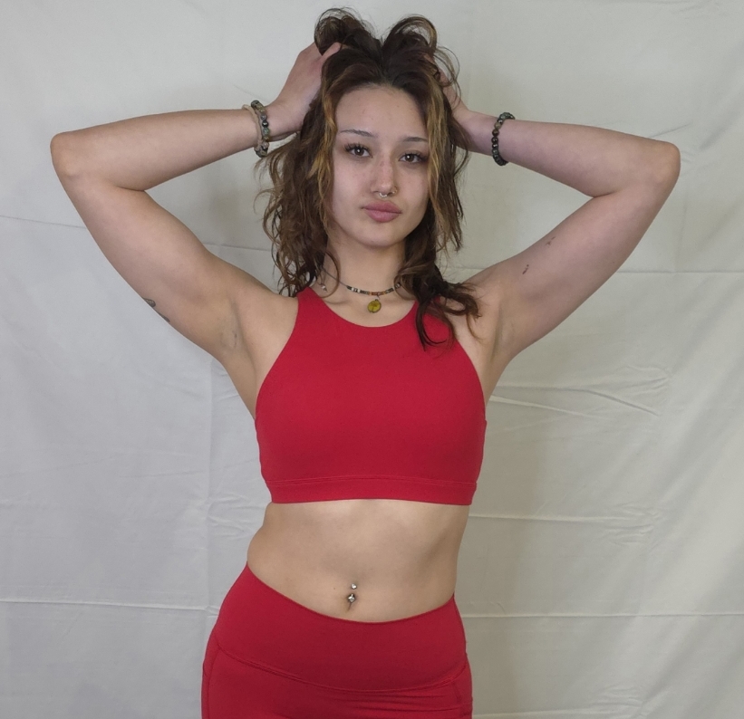 Daily Sports Bra, Red